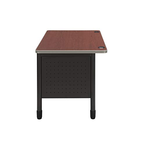 OFM Mesa Series Steel Teacher's Desk with Laminate Top, 3-Drawer Single Pedestal, in Cherry (66348-CHY)