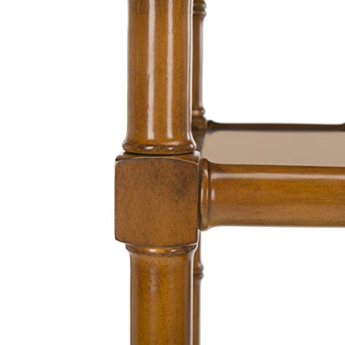 Safavieh ETG3500D Home Collection Ebo Modern Coastal 4 Tier Etagere, Brown