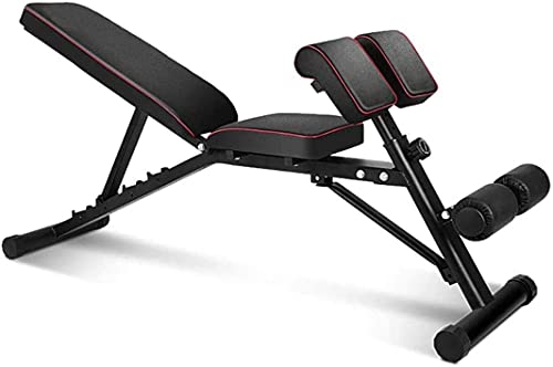 QPBP Professional Dumbbell Bench Foldable Weight Bench,Height-Adjustable Multifunctional Exercise Abdominal Extension Stool,Home/Gym Workout Bench Press Fitness Core Strength Training Equipment
