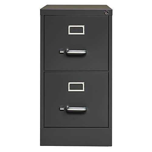 Hirsh Industries 2 Drawer Metal Vertical File Cabinet Charcoal