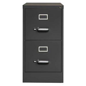 Hirsh Industries 2 Drawer Metal Vertical File Cabinet Charcoal