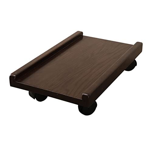 Computer Tower Stand Printer Table CPU Stand with Protection Side 4 Casters - Color B