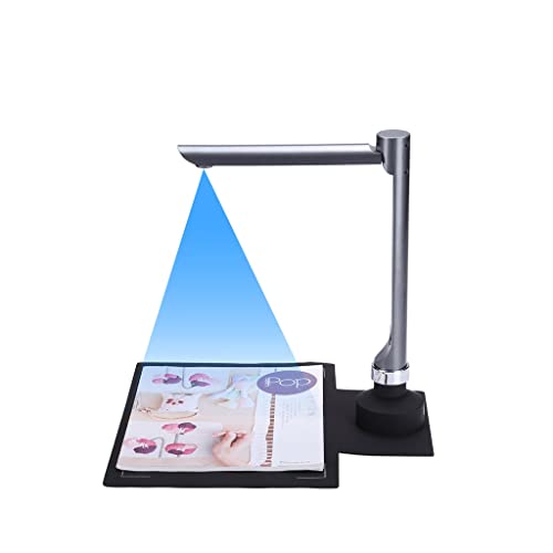 USB Document Camera Scanner A4 Capture Size with LED Light - Teaching Software for Learning