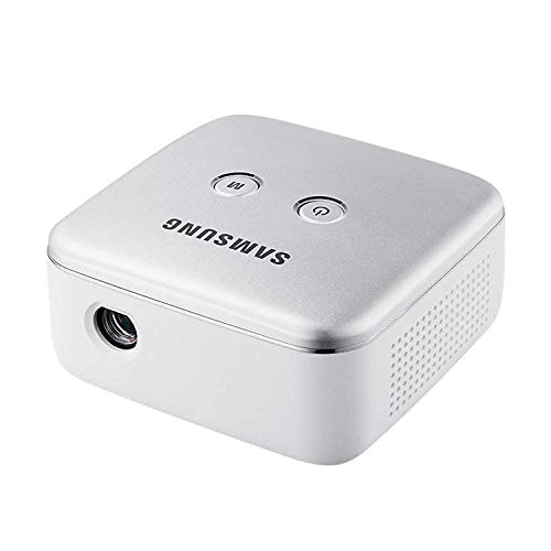 Samsung Smart Beam Portable Mini Projector (SSB-10DLFN08 Silver) Wi-Fi Connection, Screen Mirroring (Samsung Smart View App), 4000mAh Battery