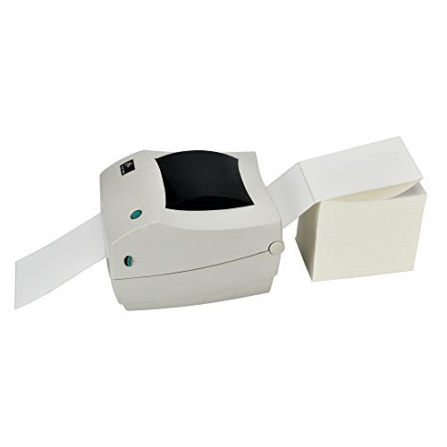 Fanfold 4" x 6" Direct Thermal Shipping Labels, White Shipping Mailing Postage Labels, Total 28,000 Labels (28 Stacks = 28,000 Labels)
