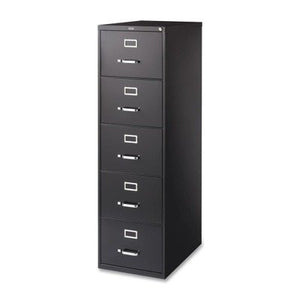 Lorell LLR48501 Commercial Grade Vertical File Cabinet, Black