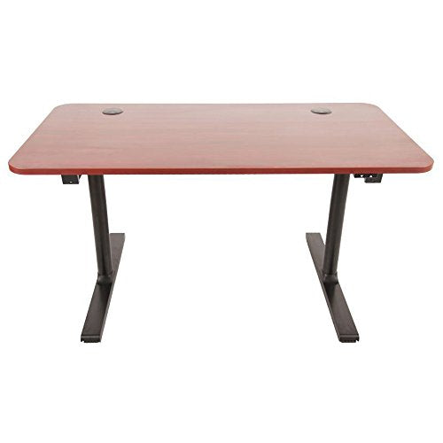 ApexDesk VT60NWC-S Vortex Series 60" 2-Button Electric Height Adjustable Sit to Stand Desk, New Cherry Top with Standard Controller