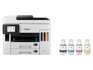 Canon MAXIFY GX7020, Wireless MegaTank Small Office All-in-One Printer, [Print, Copy, Scan, Fax ], White