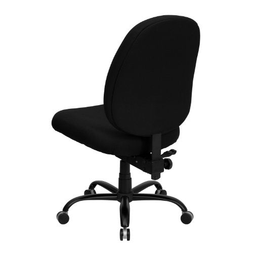 Flash Furniture HERCULES Series Big & Tall 400 lb. Rated Black Fabric Executive Swivel Chair