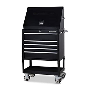 Montezuma 30" 5-Drawer Rolling Tool Organizer Metal Storage Utility Cart