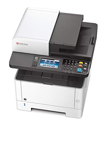 Kyocera 1102S52US0 Model M2640idw Monochrome Multifunctional Laser Printer (Print, Copy, Color Scan and Fax), 52 PPM B&W, Print Resolution 600 x 600 DPI Up To Fine 1200 DPI, Wireless (HyPAS capable)