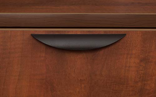 Regency Legacy Cherry Office Set - 85" x 46" with Lateral Files, Storage Cabinet, and Bookcase Ends
