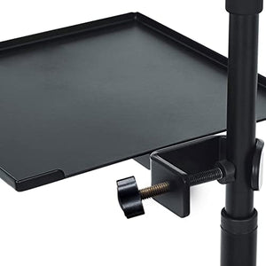 SONGCHAO Ground-Mounted Projector Stand with 360° Rotation and Adjustable Height - 7.71LB Load Capacity (With Tray)