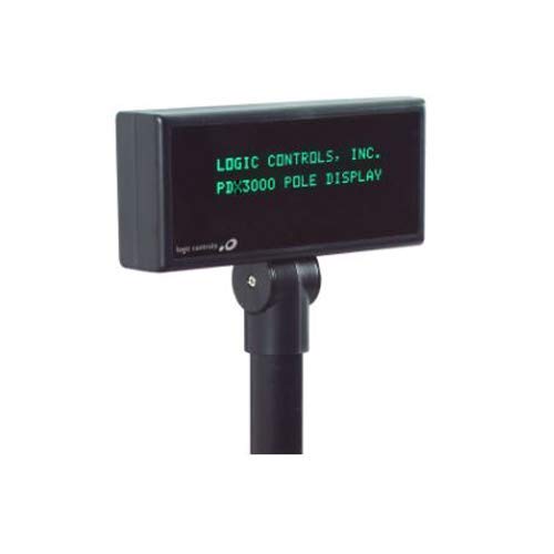 Bematech PDX3000U-BK Pole Display, 2 x 20 Line, USB, Universal Command Set, 5 mm, Black