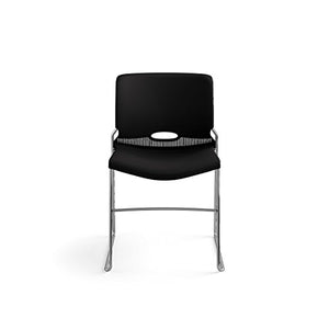 HON Olson High-Density Stacking Chair, Onyx Shell by HON