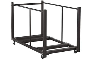 Lifetime 80193 Table Cart with Heavy Duty Steel, Black Sand Finish