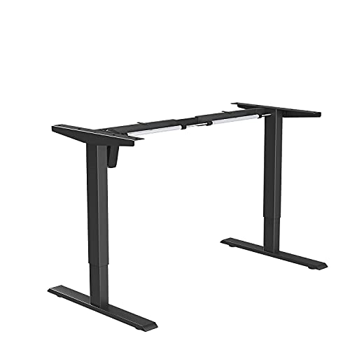 MAIDeSITe Electric Height Adjustable Standing Desk，48X24 Inches Sit Stand Table，Home Office Stand up Workstation with 4 Memory Controller