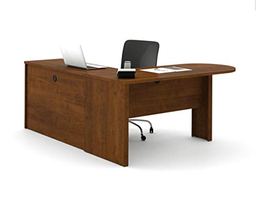 Bestar L-Shaped Desk with Pedestal - Embassy