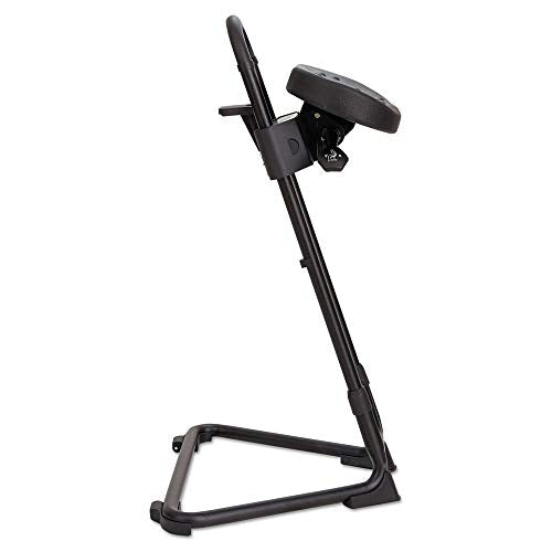 Alera Plus SS600 SS Series Sit/Stand Adjustable Stool, Black