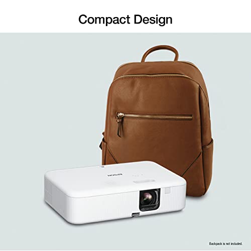 Epson EpiqVision Flex CO-FH02 Full HD Smart Streaming Portable Projector, Renewed