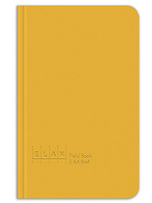 Elan Publishing Company E64-8x4 Field Surveying Book 4 ⅝ x 7 ¼, Yellow Cover (Pack of 48)