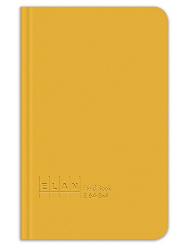 Elan Publishing Company E64-8x4 Field Surveying Book 4 ⅝ x 7 ¼, Yellow Cover (Pack of 48)