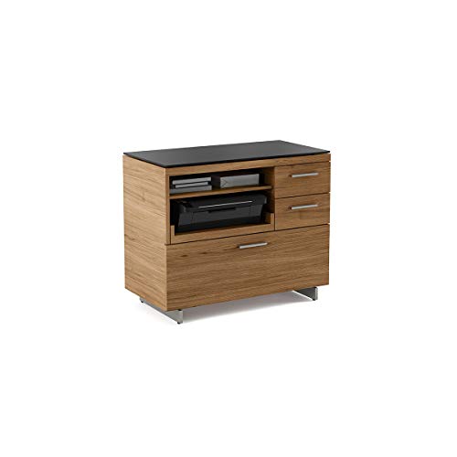 BDI 6017 WL Sequel Multifunction File & Storage Cabinet, Natural Walnut