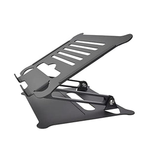 FKSDHDG Laptop Stand Aluminium Foldable Notebook Support Portable Laptop Base Holder Adjustable Bracket Computer Accessories (Color : C)