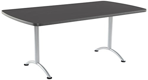 Iceberg Rectangular Conference Table 36" x 72" Graphite/Silver Leg