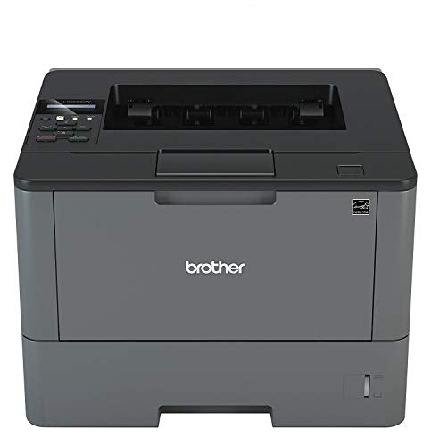 Brother Monochrome Laser Printer, HL-L5200DW, Wireless Networking, Mobile Printing, Duplex Printing, Amazon Dash Replenishment Enabled