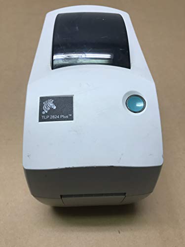 Zebra TLP 2824 Plus Printer 282P-101210-000 W/New Adapter, USB Power Cables