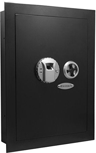 BARSKA Winbest Left Opening Biometric Fingerprint Security Hidden Wall Safe 15.4 in x 3.73 in x 20.75 in