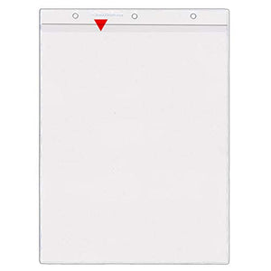 StoreSMART - Sheet Protector - Holes on Short Side, Open Short Side - 200-Pack - 8 1/2" x 11" - Clear Vinyl Plastic - VH1430-200