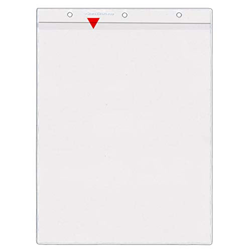 StoreSMART - Sheet Protector - Holes on Short Side, Open Short Side - 200-Pack - 8 1/2" x 11" - Clear Vinyl Plastic - VH1430-200