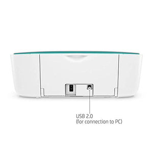 HP DeskJet 3755 Compact All-in-One Wireless Printer, HP Instant Ink, Works with Alexa - Seagrass Accent (J9V92A)