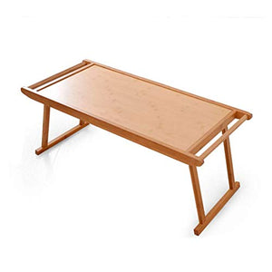 SFFZY Bamboo Laptop Desk Tray, Foldable Laptop Table, Bamboo Laptop Desk Tray, Breakfast Serving Bed Trays