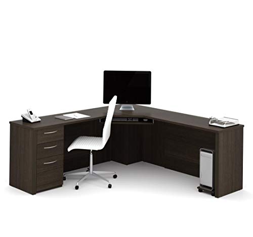 Bestar Corner Desk with Pedestal - Embassy