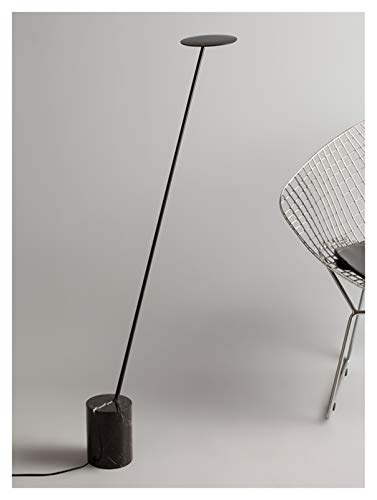 EESHHA Modern LED Marble Floor Lamp 8W (Size: Nero)