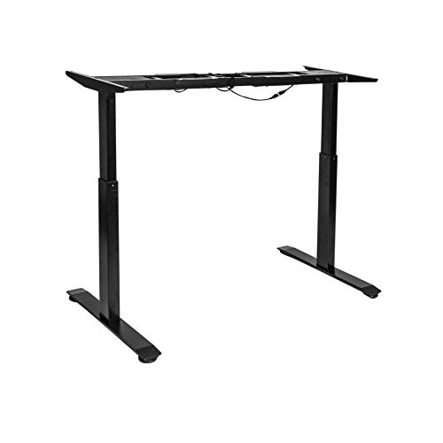Seville Classics OFF65802 AIRLIFT S2 Electric Height-Adjustable Standing Desk (BASE ONLY) ONLY), Black