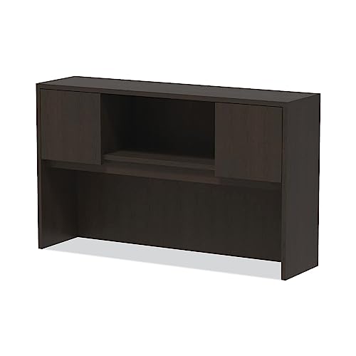 Alera Valencia Series Hutch with Doors - Espresso