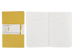 Moleskine Volant Notebook (Set of 2), Large, Ruled, Orange Yellow, Cadmium Orange, Soft Cover (5 x 8.25)