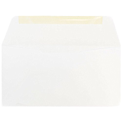 JAM PAPER #16 Commercial Envelopes with Wallet Flap - 6 x 12 - White - Bulk 1000/Carton