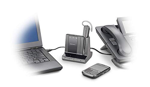 Plantronics Savi W740 Wireless Headset System with EHS Cable APC-43, Bundle for Cisco Phone Systems