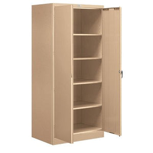 Salsbury Industries Assembled Standard Storage Cabinet, 78-Inch High by 24-Inch Deep, Tan