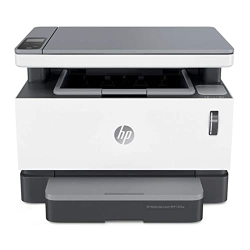 HP Neverstop MFP 1202w Monochrome All-in-One Wireless Laser Printer with Cartridge-Free Toner Tank, Mobile Print, Print&Scan&Copy, 1.8" Display, 600 x 600 DPI, 150-Sheet, 21ppm, with Printer Cable