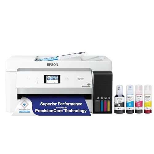 Epson EcoTank ET-3830 & ET-15000 Wireless Color All-in-One Supertank Printers with Scanner