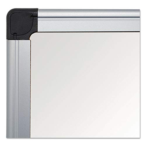 MasterVision MA2107170 Value Lacquered Steel Magnetic Dry Erase Board 48 x 96, White, Aluminum Frame