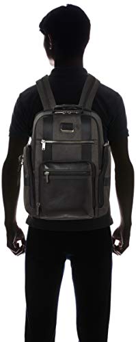 TUMI - Alpha Bravo Sheppard Deluxe Brief Pack Laptop Backpack - 15 Inch Computer Bag for Men and Women - Graphite