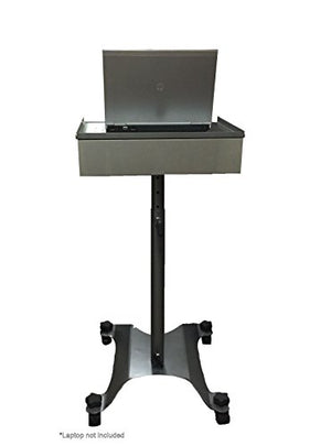 Mobile Laptop Cart with Drawer