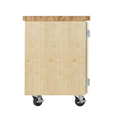 Diversified Woodcrafts Access Classroom Mobile Lab Cabinet, Maple